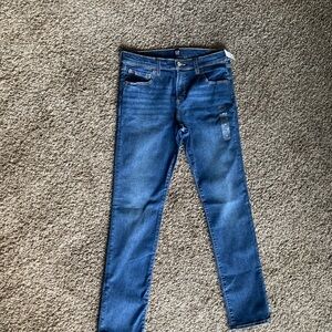 GAP Dark Blue Denim with Silver Button